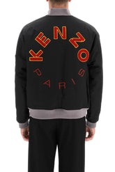 BOMBER JACKET WITH LOGO PATCH